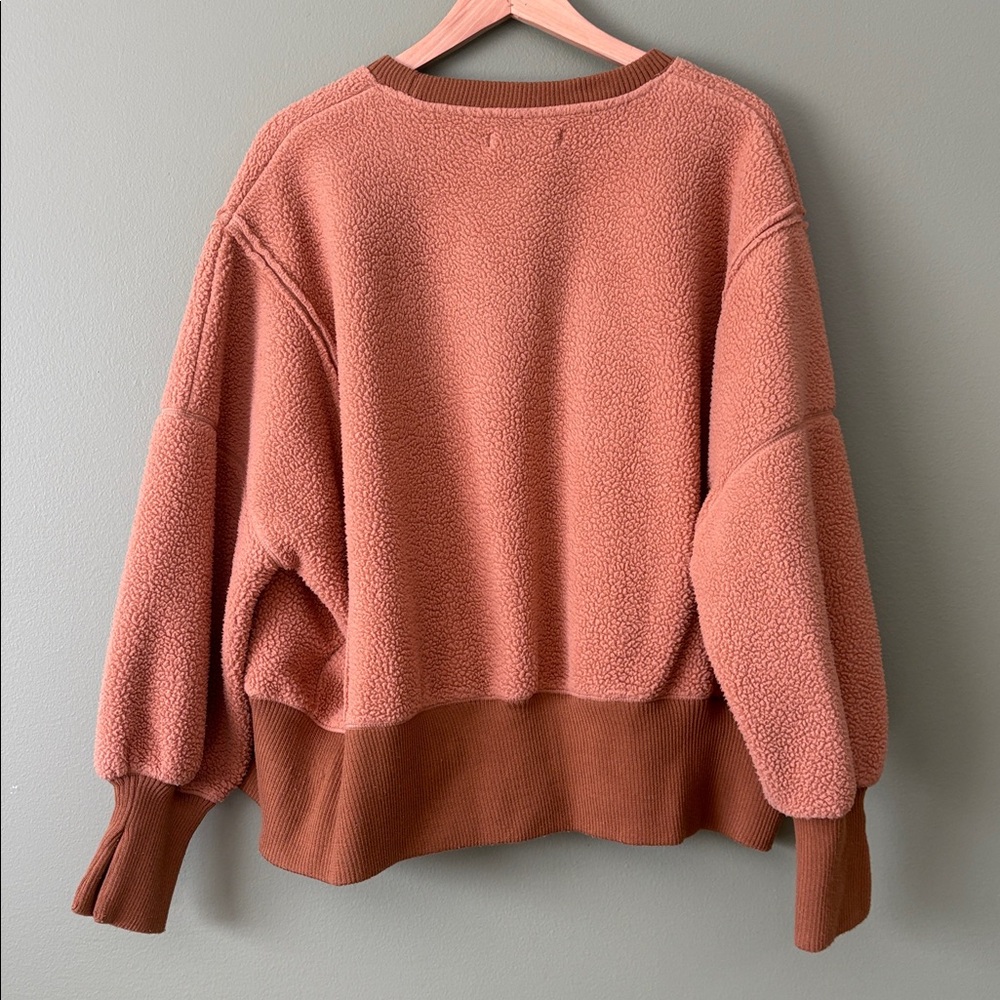FP We The Free Cozy Camden Sweater Brown Oversized Sz XS - Picture 6 of 9